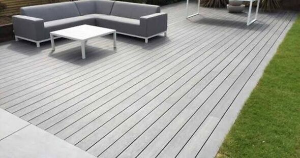 Composite decking material 